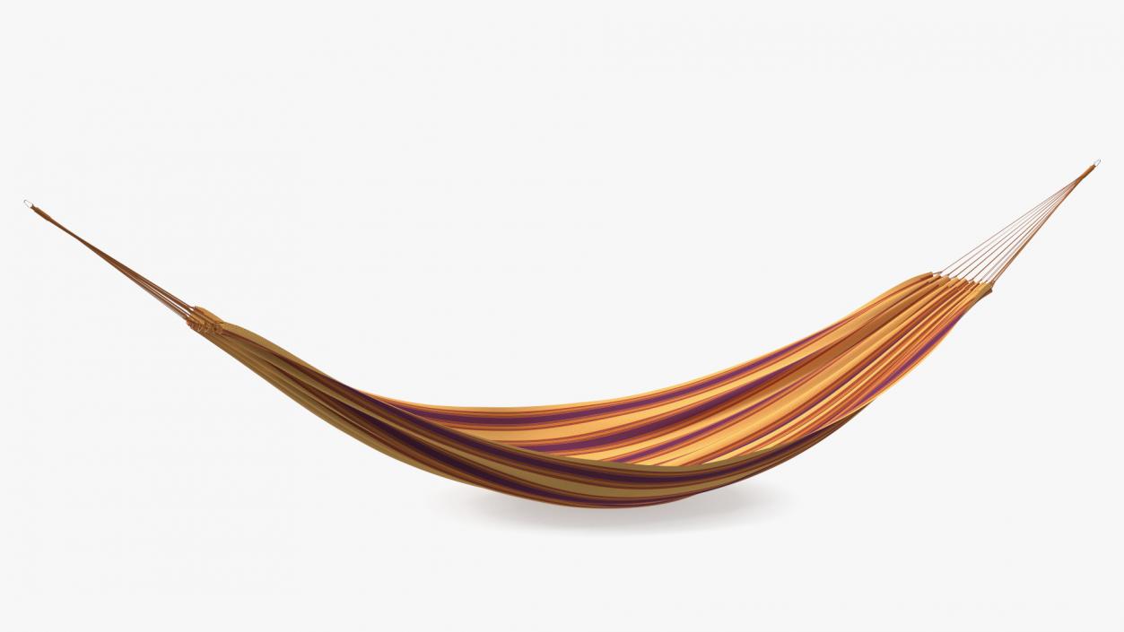 Striped Fabric Hammock 3D