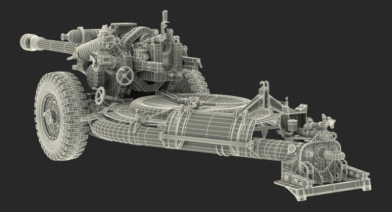 3D model Light Field Howitzer M119