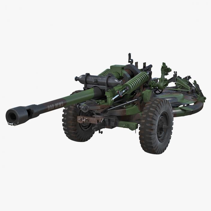 3D model Light Field Howitzer M119