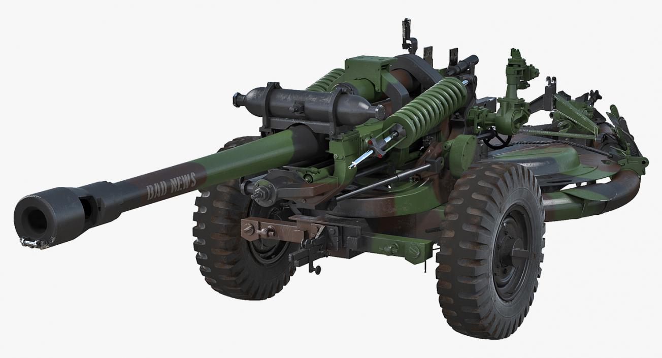 3D model Light Field Howitzer M119