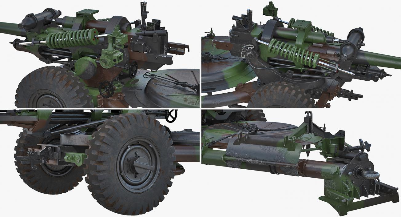 3D model Light Field Howitzer M119