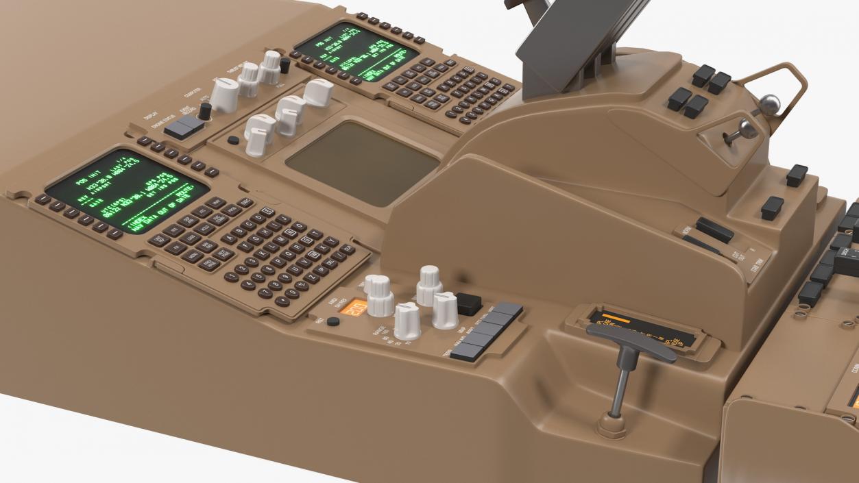 3D Helicopter Control Panels Collection 4 model