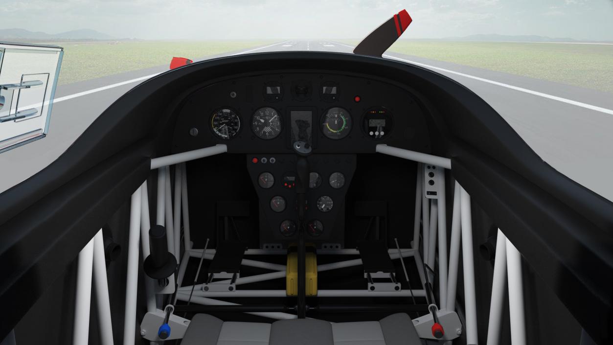 3D Helicopter Control Panels Collection 4 model