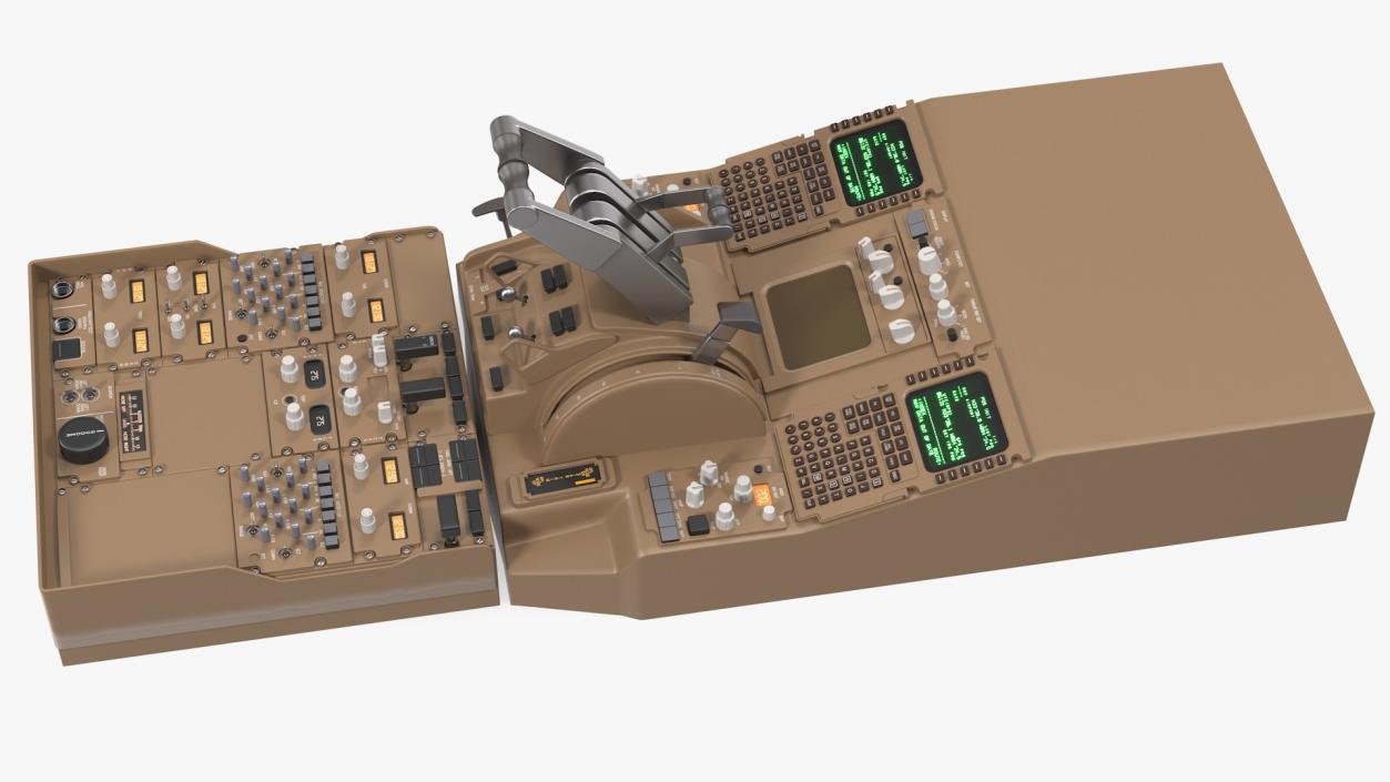 3D Helicopter Control Panels Collection 4 model