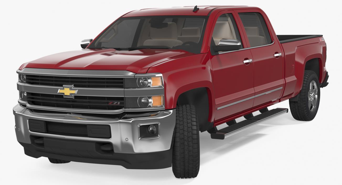 3D Chevrolet Silverado 2015 Rigged