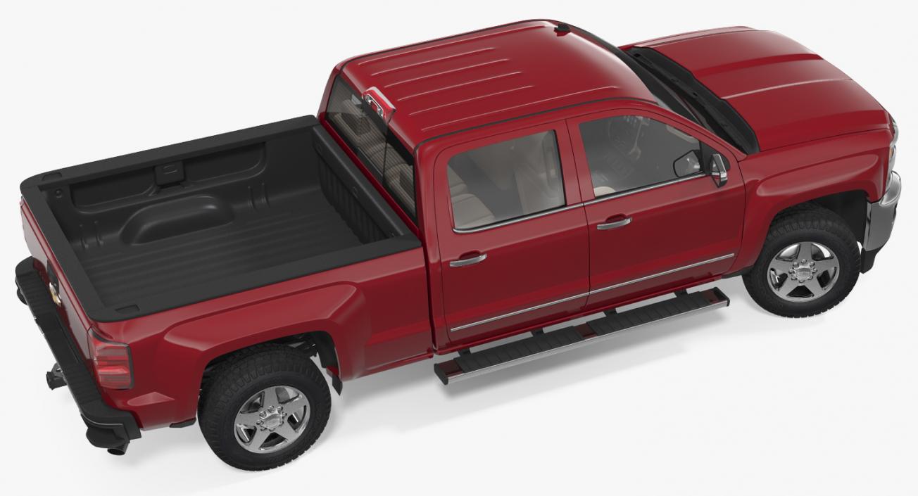 3D Chevrolet Silverado 2015 Rigged