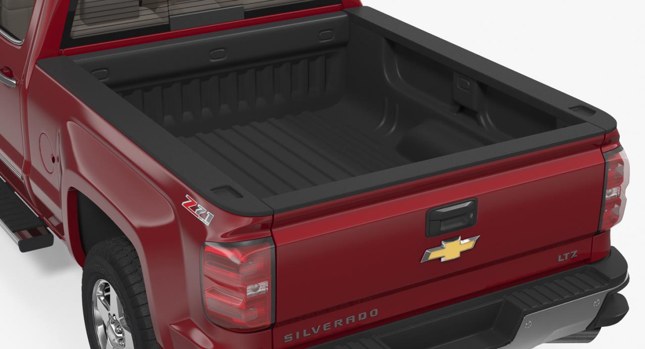 3D Chevrolet Silverado 2015 Rigged