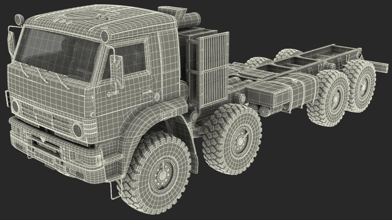 Winter Offroad 8x8 Truck 3D model