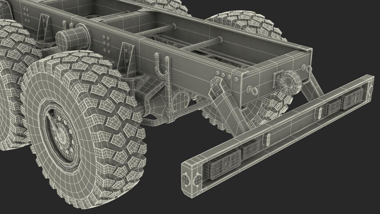 Winter Offroad 8x8 Truck 3D model