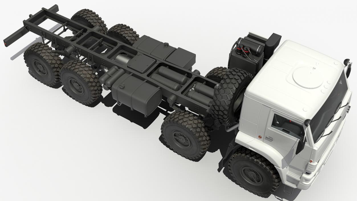 Winter Offroad 8x8 Truck 3D model