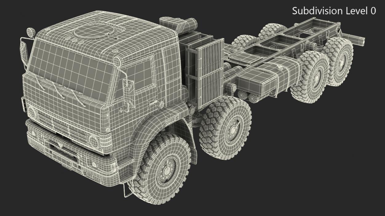 Winter Offroad 8x8 Truck 3D model