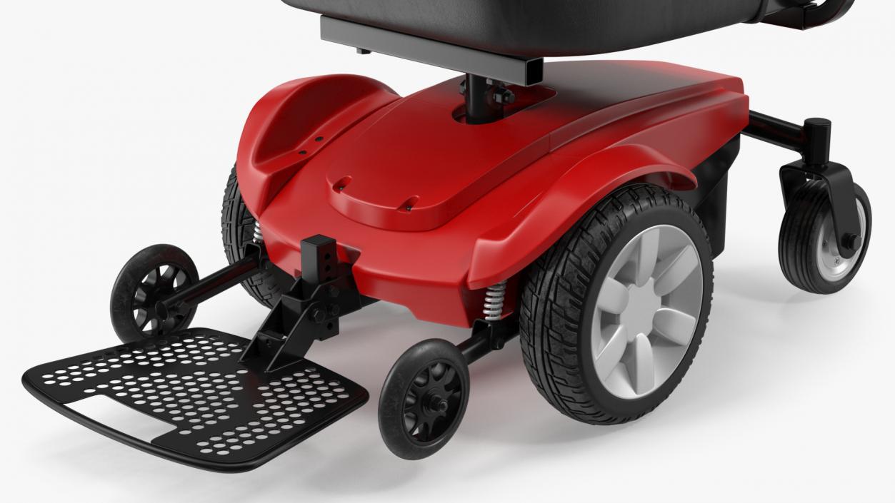 3D Electric Wheelchair Rigged 2 model