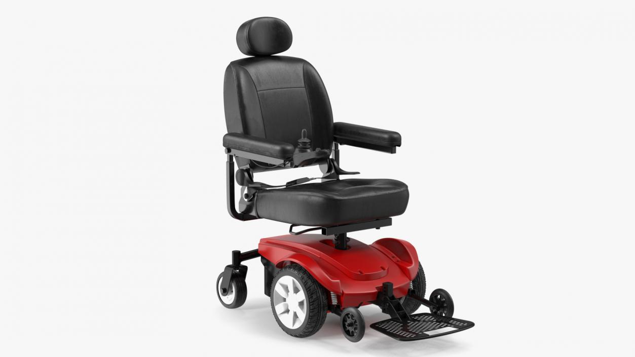 3D Electric Wheelchair Rigged 2 model