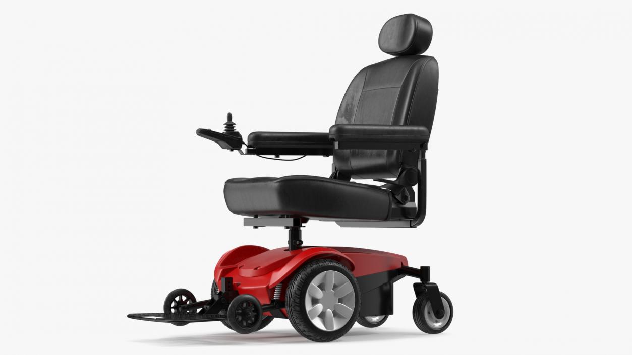 3D Electric Wheelchair Rigged 2 model