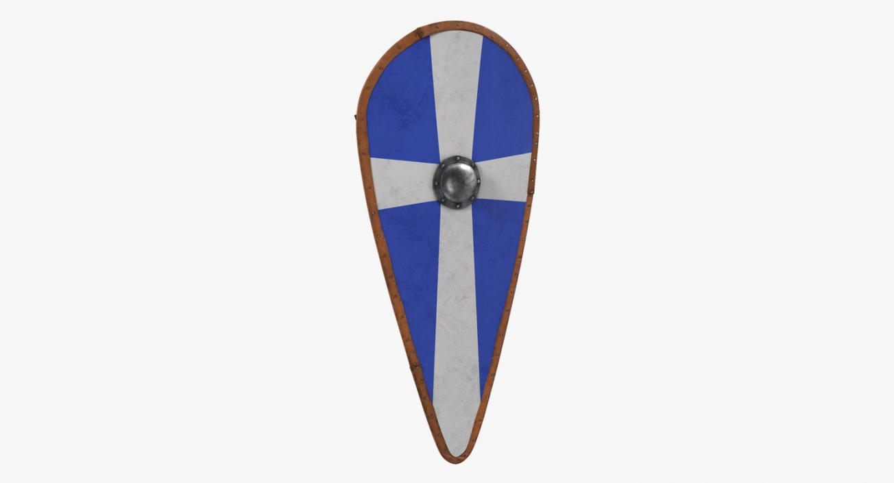 Medieval Shields Collection 2 3D model