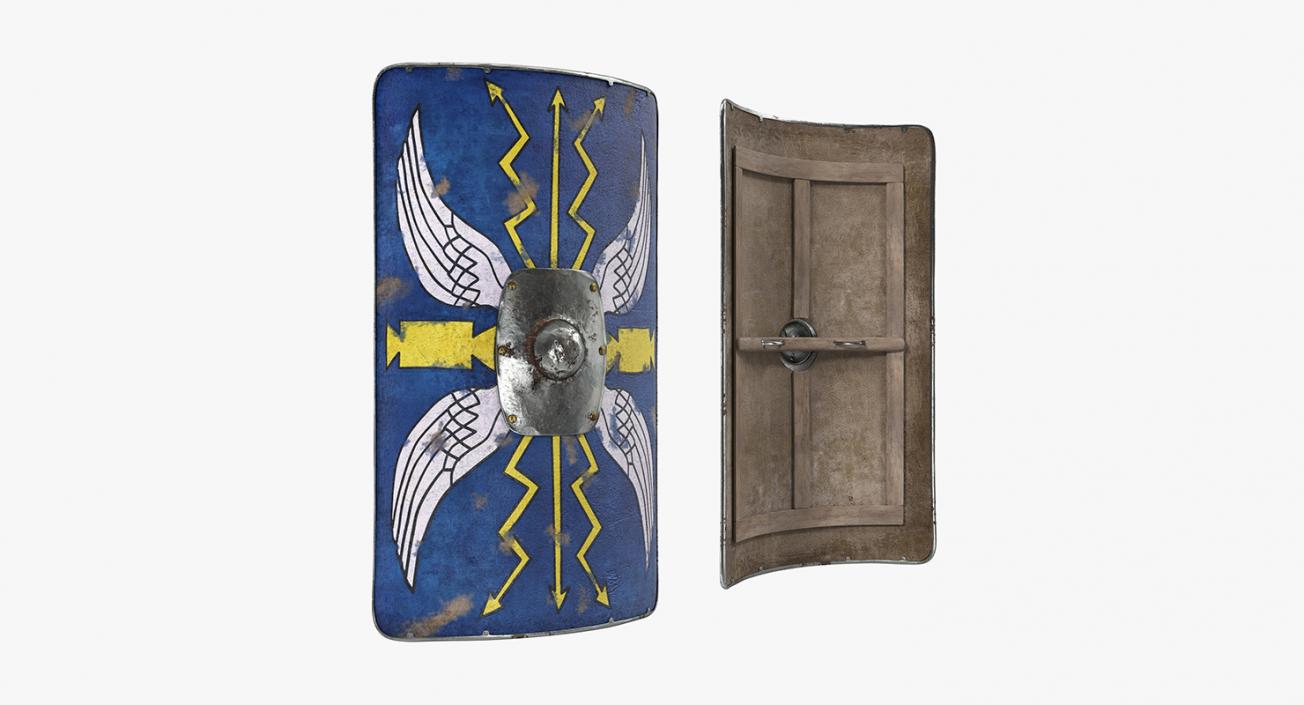 Medieval Shields Collection 2 3D model