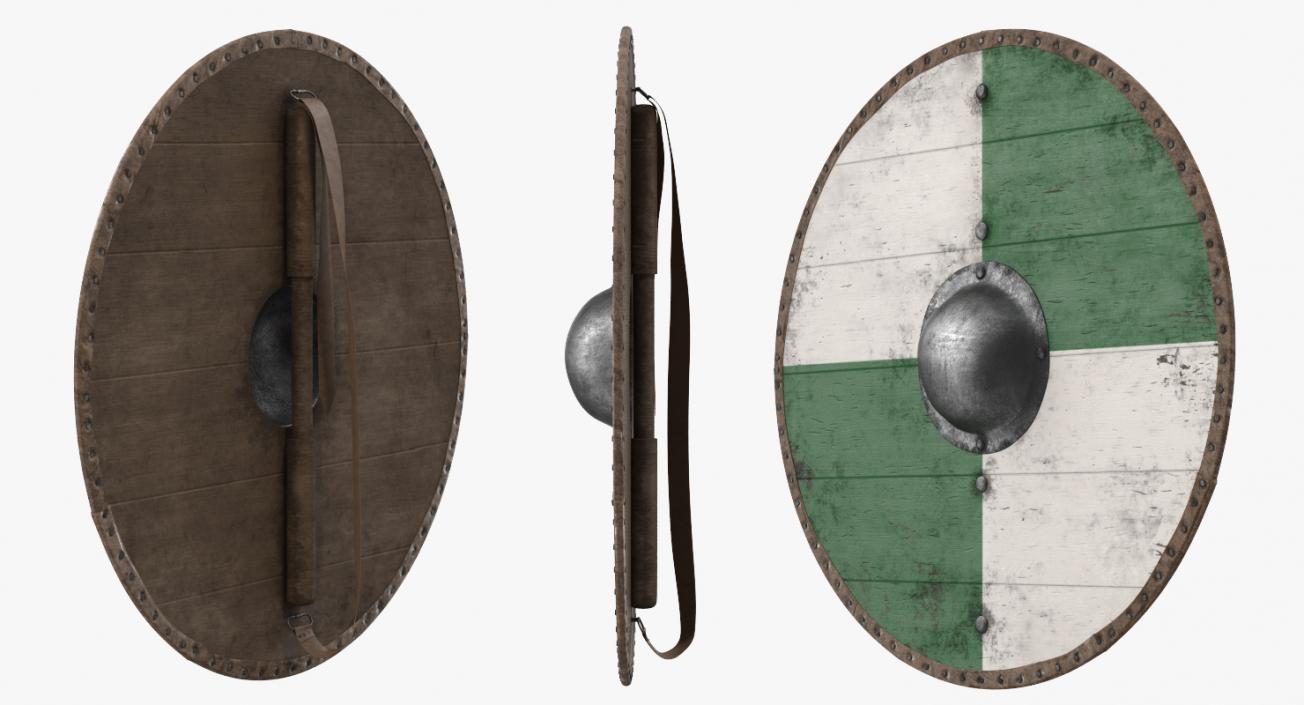 Medieval Shields Collection 2 3D model