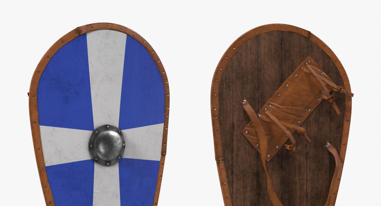 Medieval Shields Collection 2 3D model