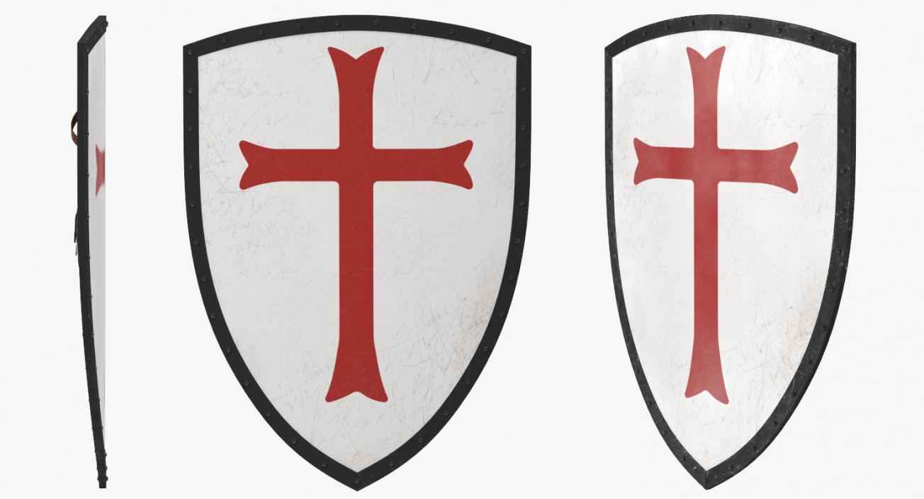 Medieval Shields Collection 2 3D model