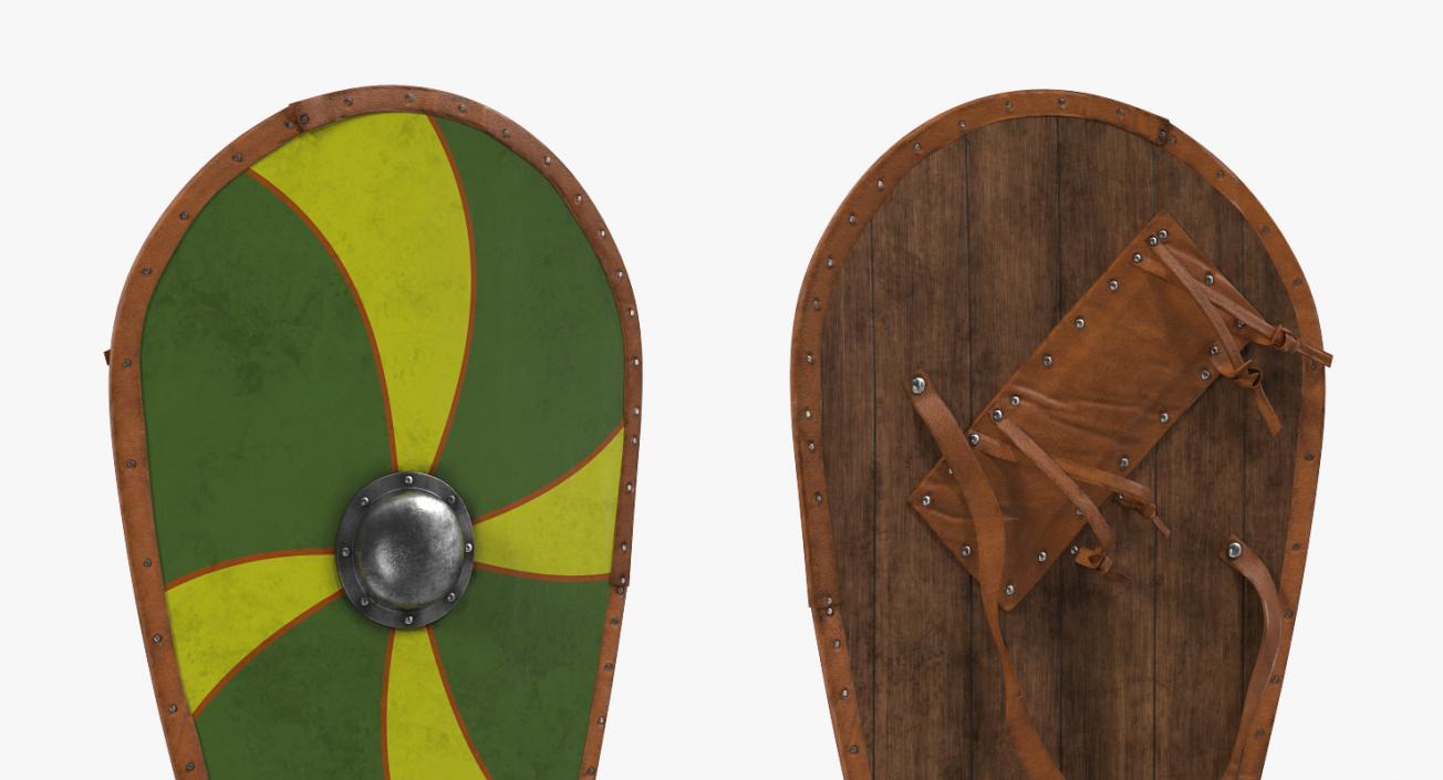 Medieval Shields Collection 2 3D model