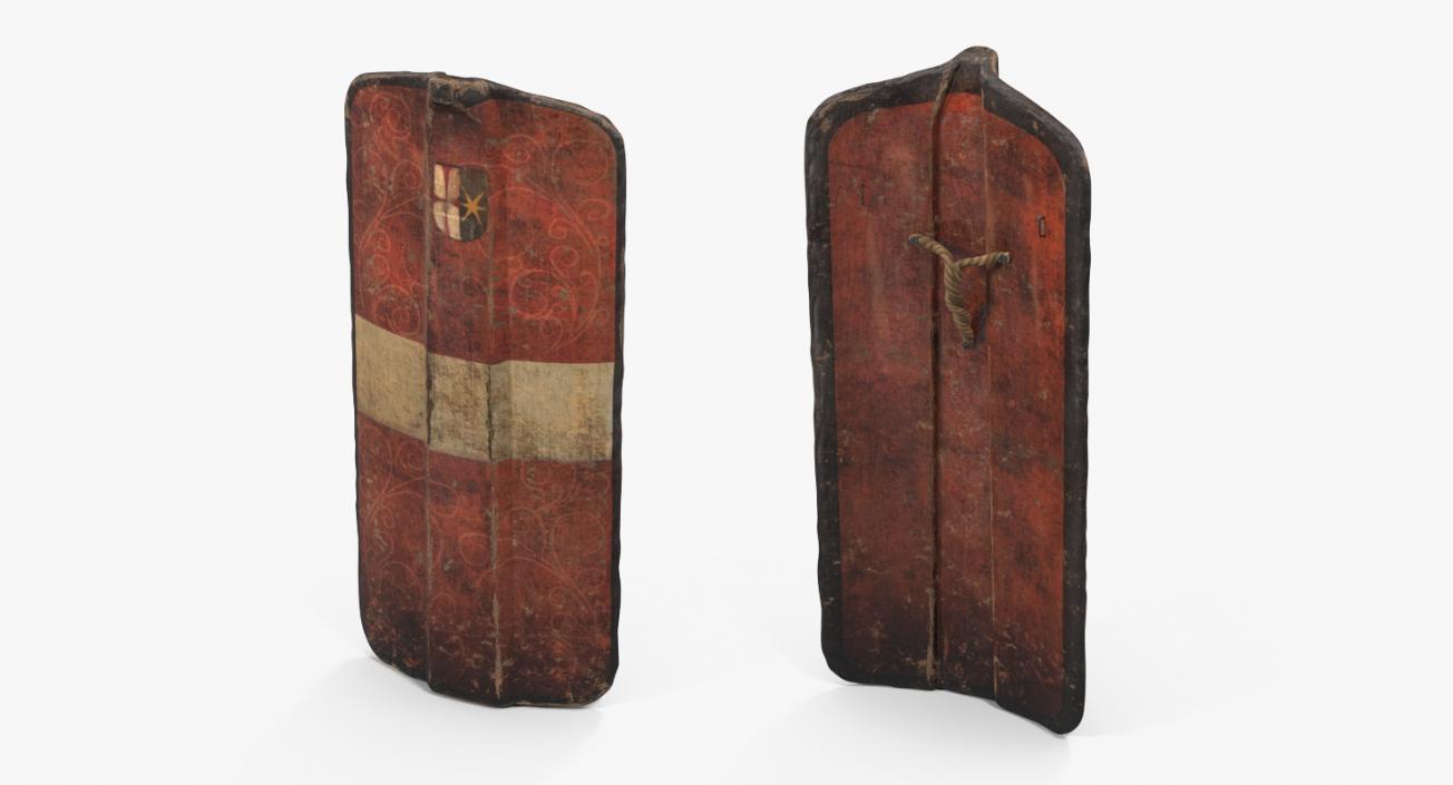 Medieval Shields Collection 2 3D model