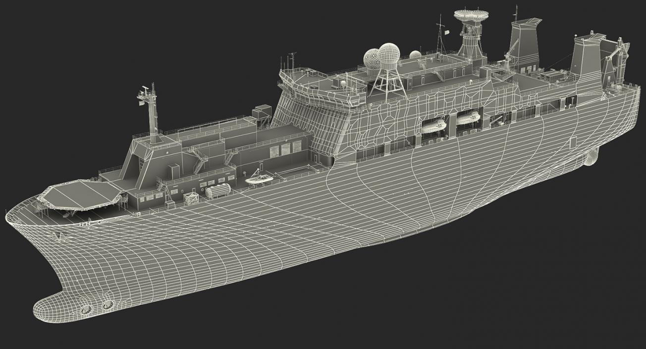 Sea Launch Platform and Ship 3D Models Collection 3D model