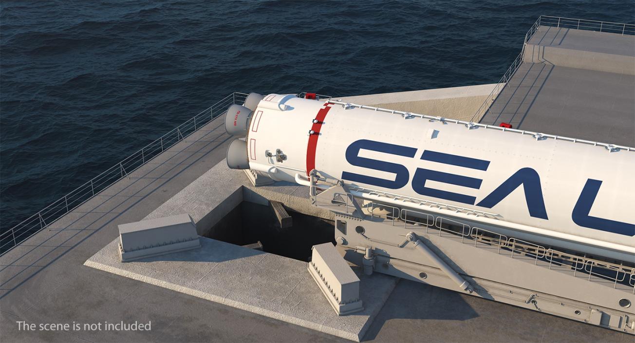 Sea Launch Platform and Ship 3D Models Collection 3D model