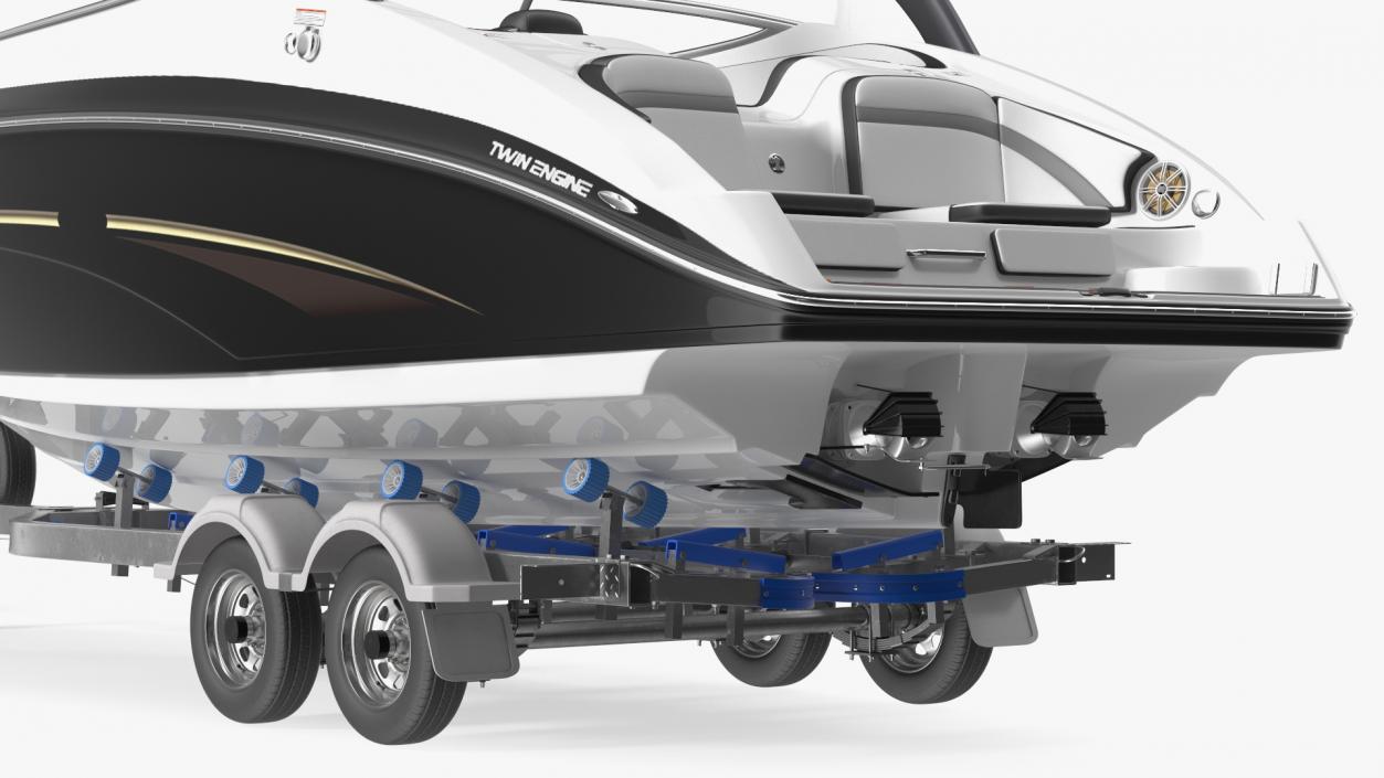 Crossover With Boat Trailer 3D