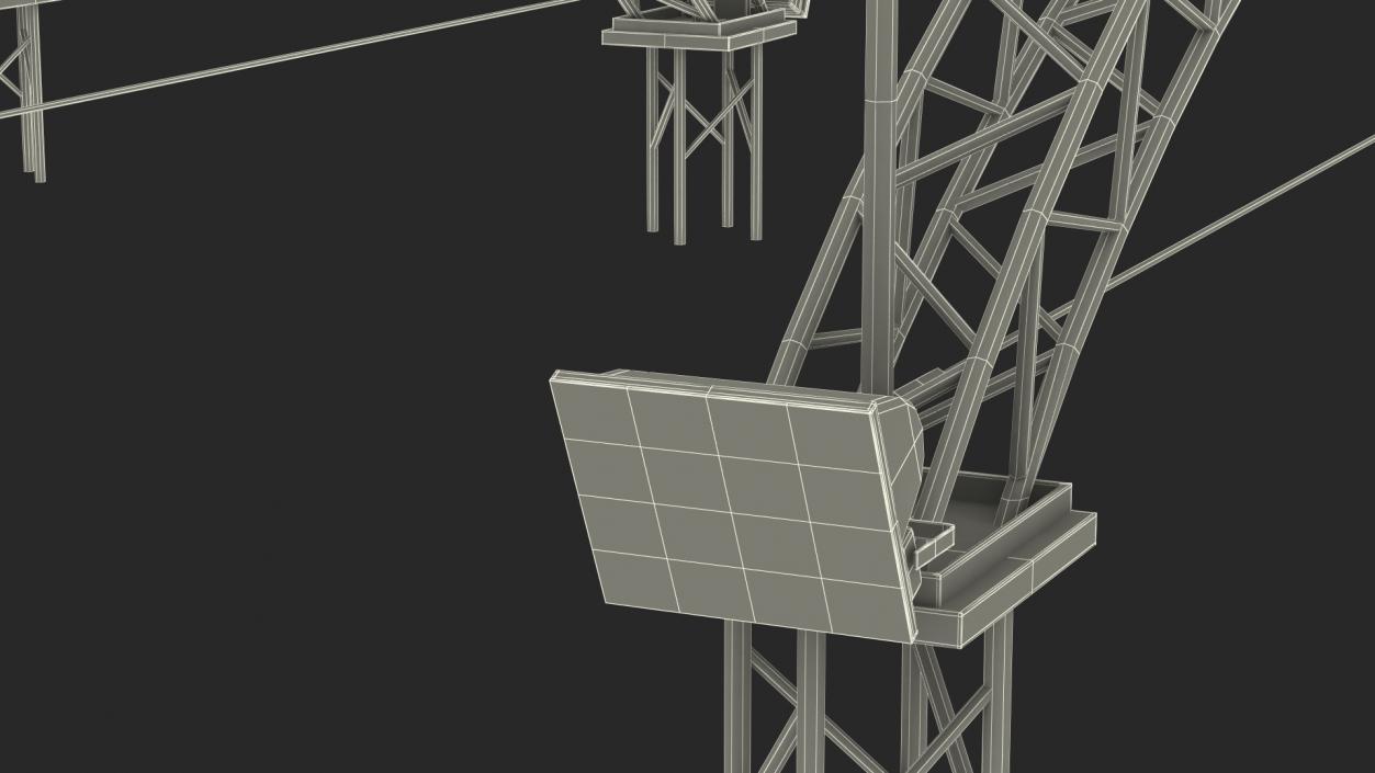 3D Truss Arch Lighting Rig Structure model