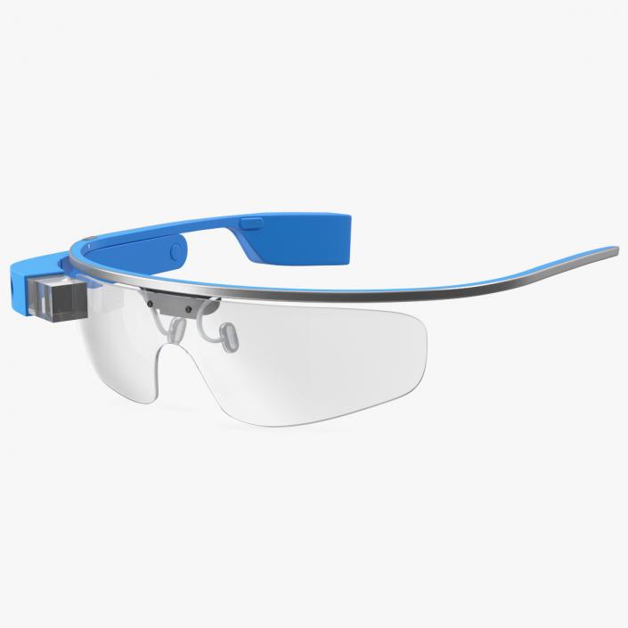 3D AR Google Glass Enterprise Edition 2 Blue