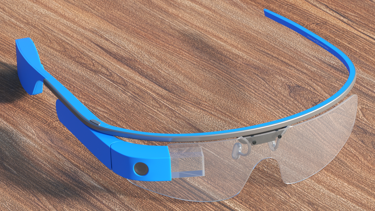 3D AR Google Glass Enterprise Edition 2 Blue