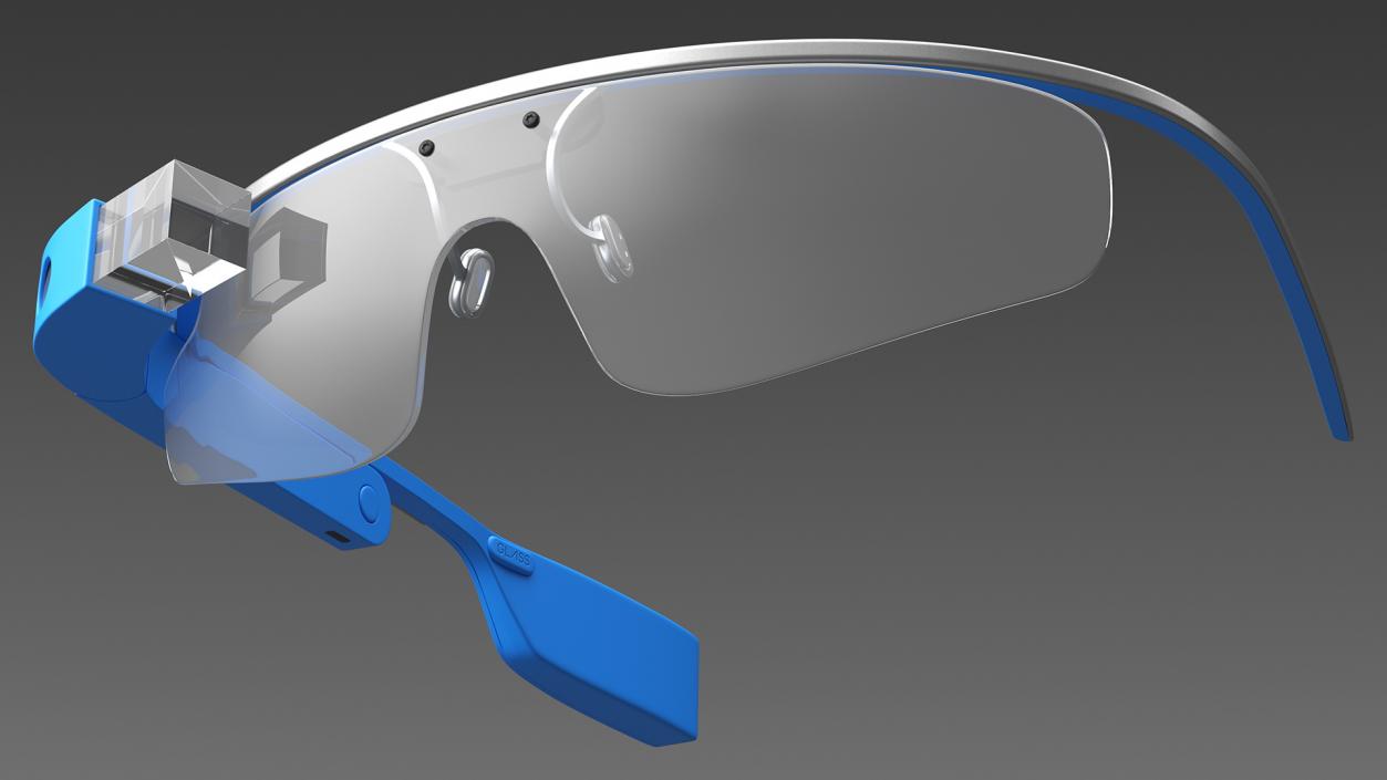 3D AR Google Glass Enterprise Edition 2 Blue