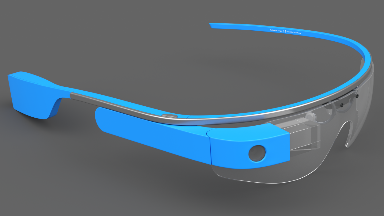 3D AR Google Glass Enterprise Edition 2 Blue