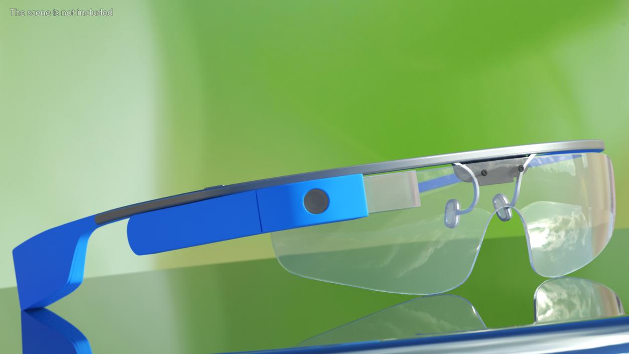 3D AR Google Glass Enterprise Edition 2 Blue