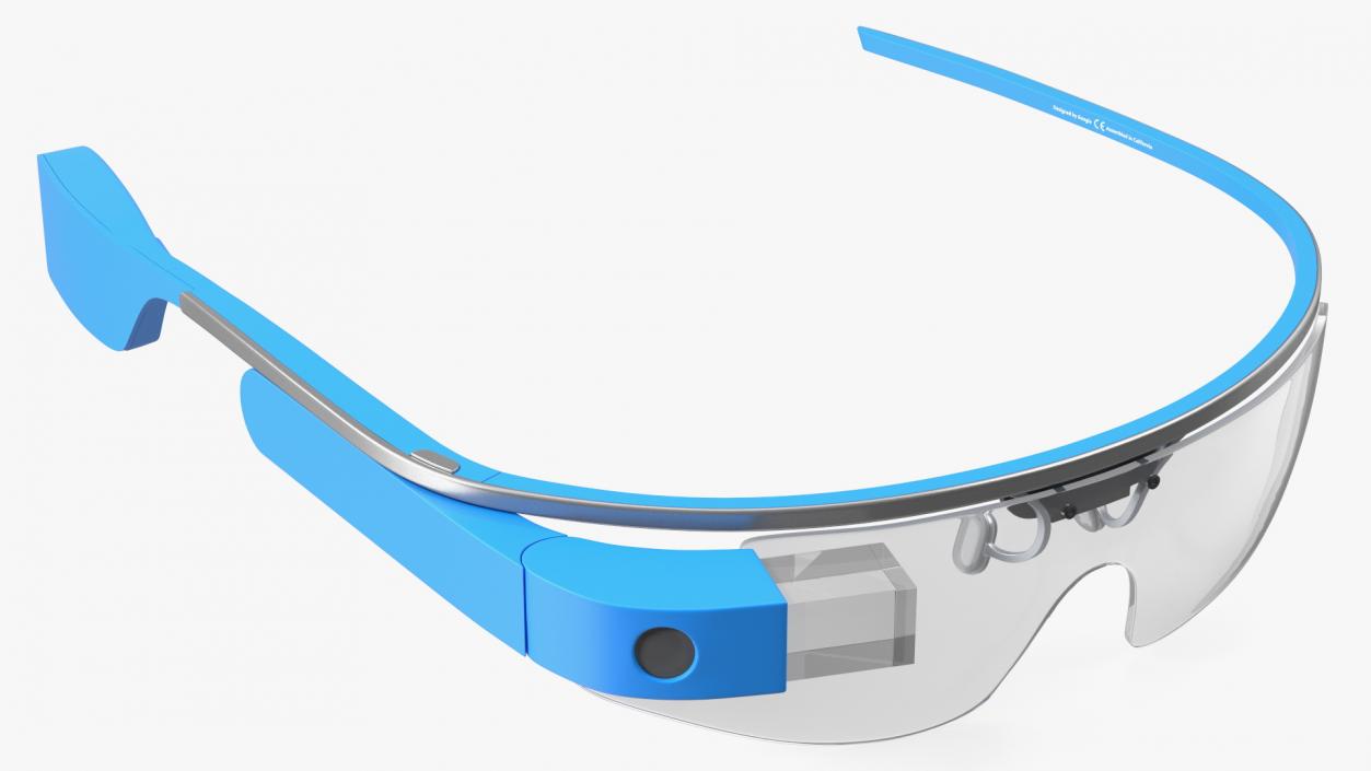 3D AR Google Glass Enterprise Edition 2 Blue