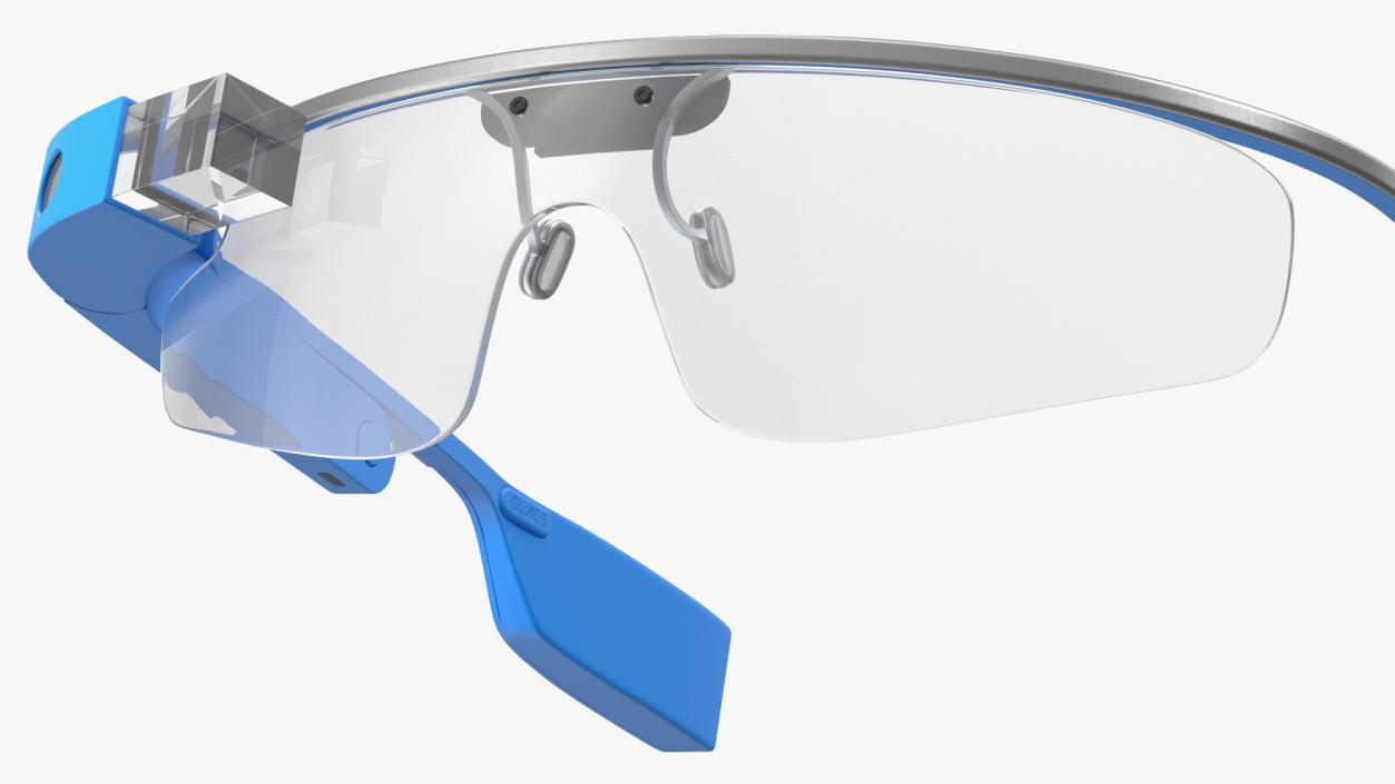 3D AR Google Glass Enterprise Edition 2 Blue