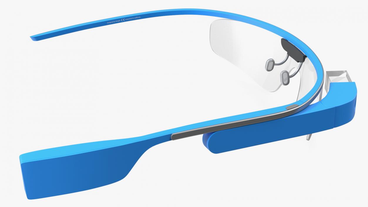 3D AR Google Glass Enterprise Edition 2 Blue