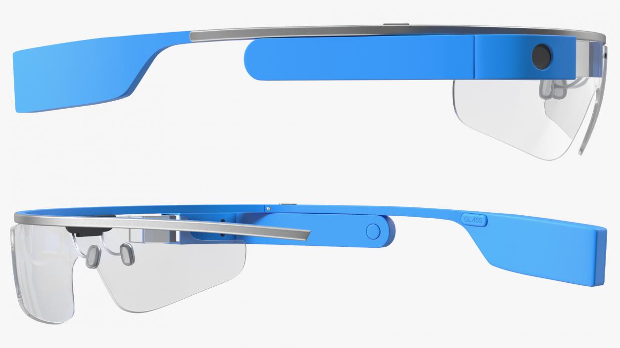 3D AR Google Glass Enterprise Edition 2 Blue