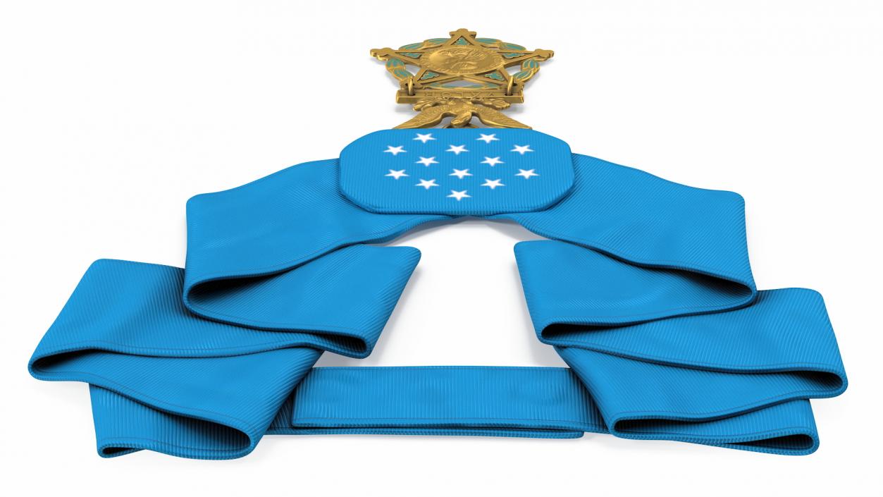 3D US Army Medal of Honor Lying model