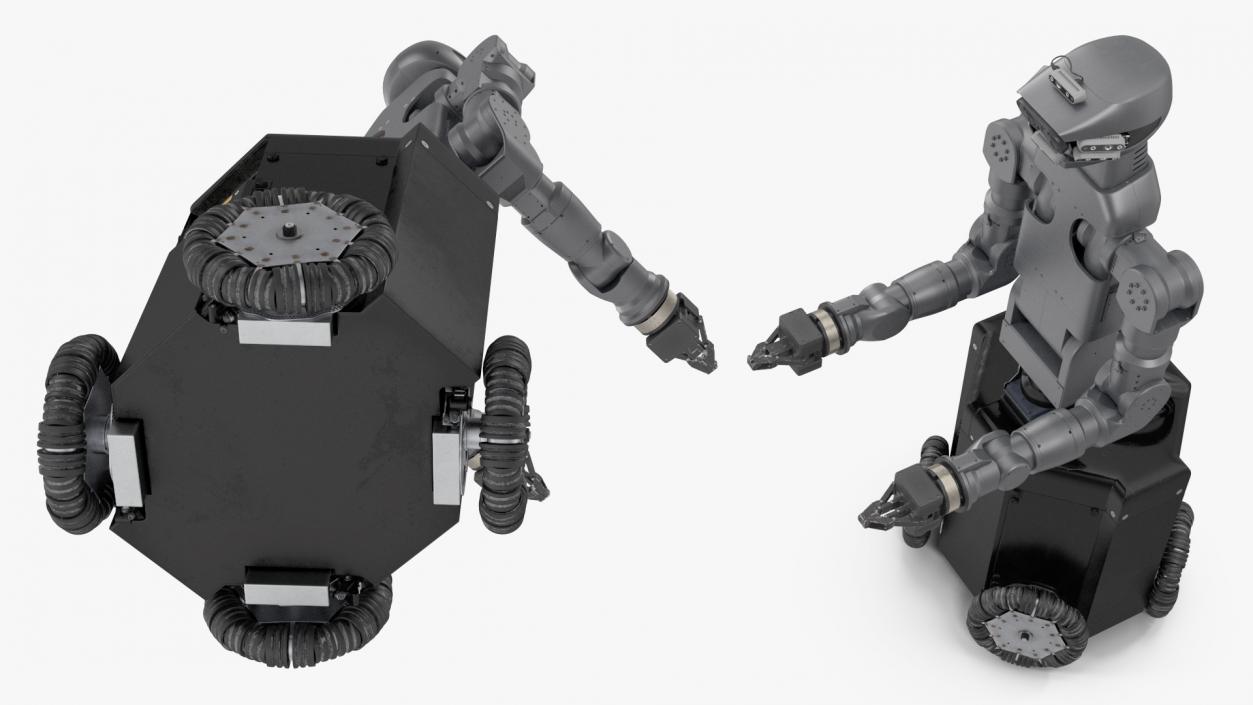 Space General-Purpose Robot Rigged 3D model