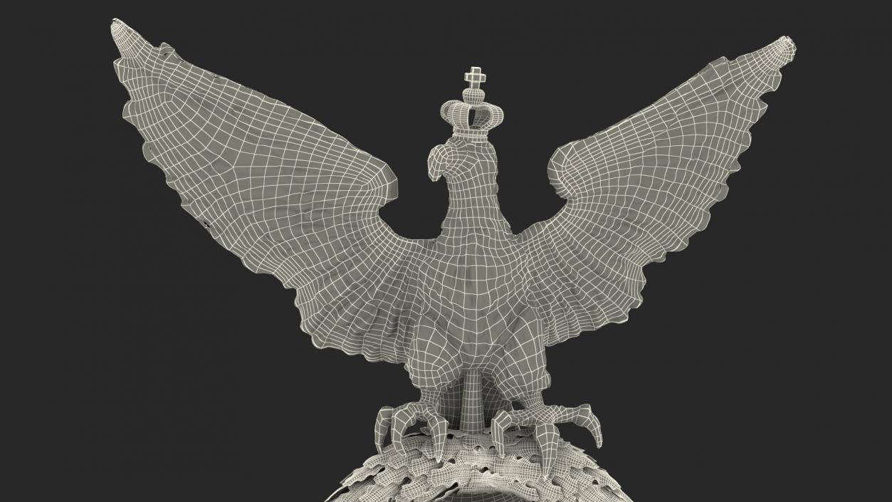 3D Spear with Eagle