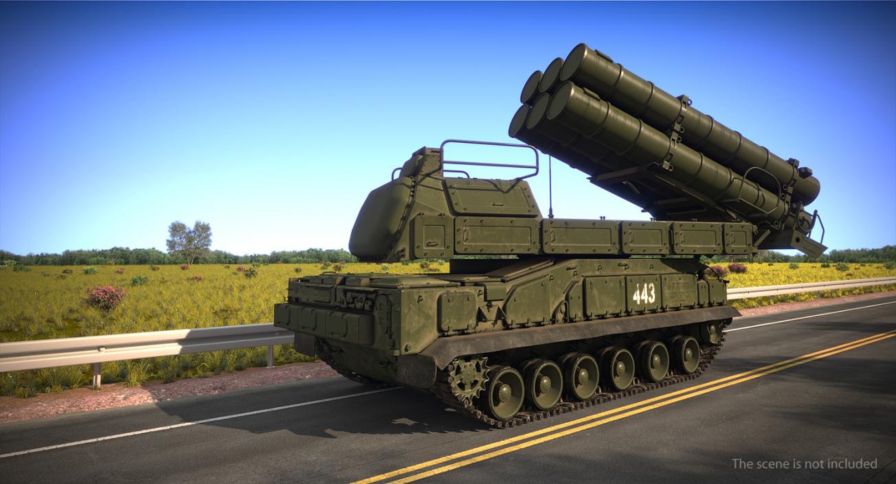 SAM System Buk M3 9K317M 3D model