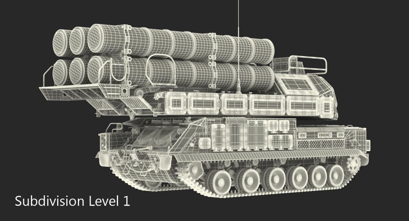 SAM System Buk M3 9K317M 3D model