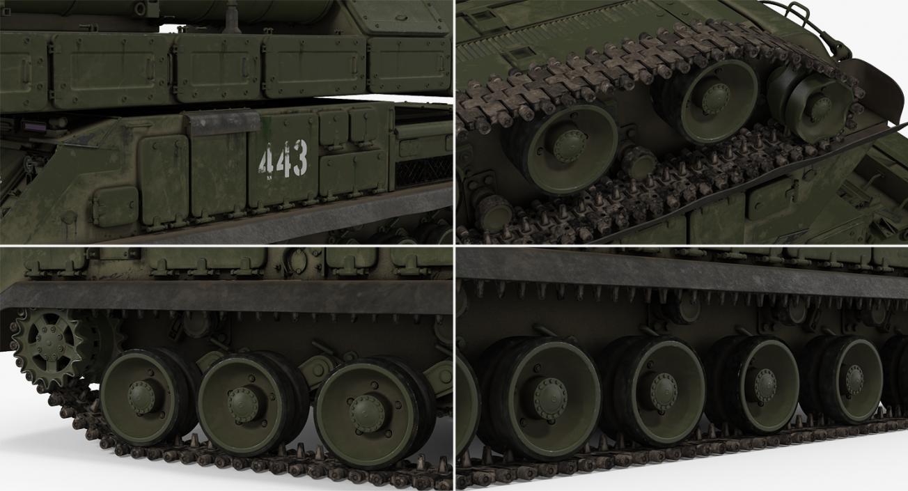 SAM System Buk M3 9K317M 3D model