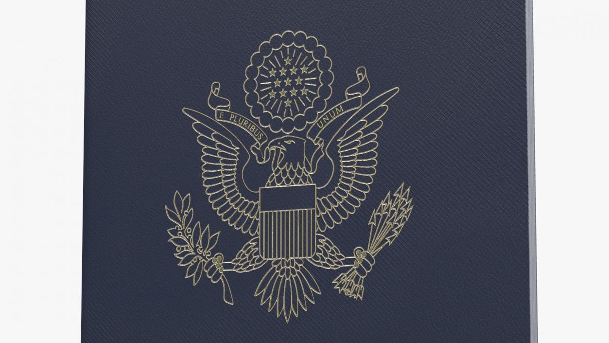 Passport of USA 2 3D