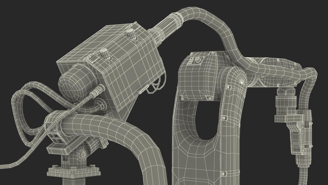 Industrial Robot with Arc Welding Kit 3D