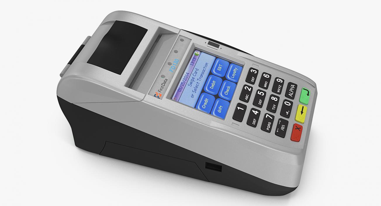 Credit Card Terminals Collection 2 3D model