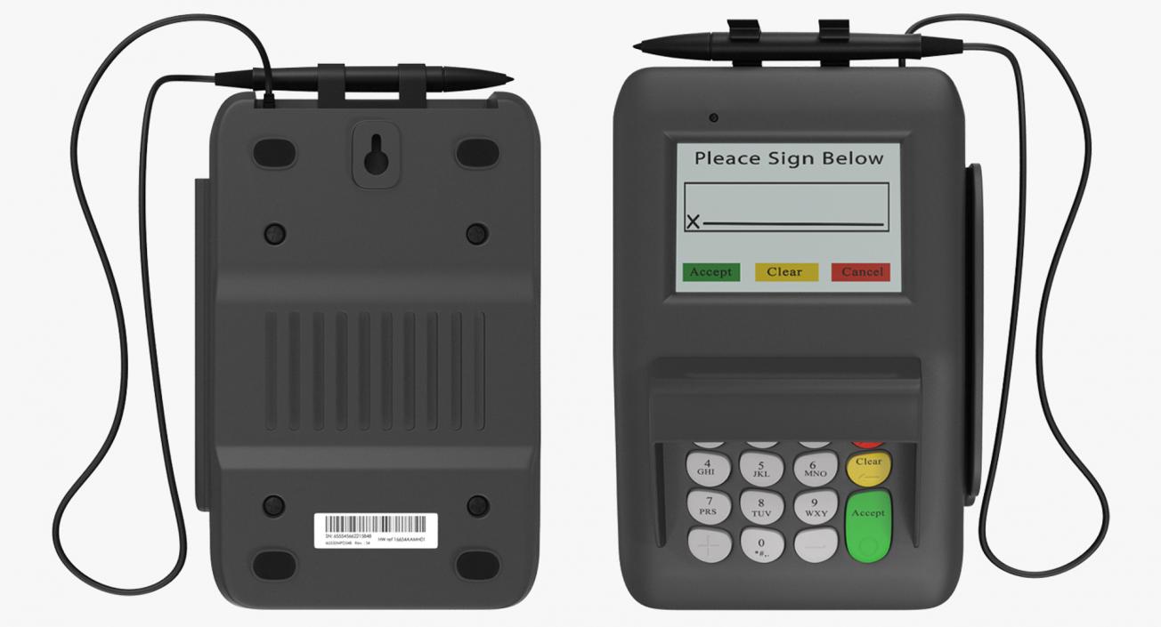 Credit Card Terminals Collection 2 3D model