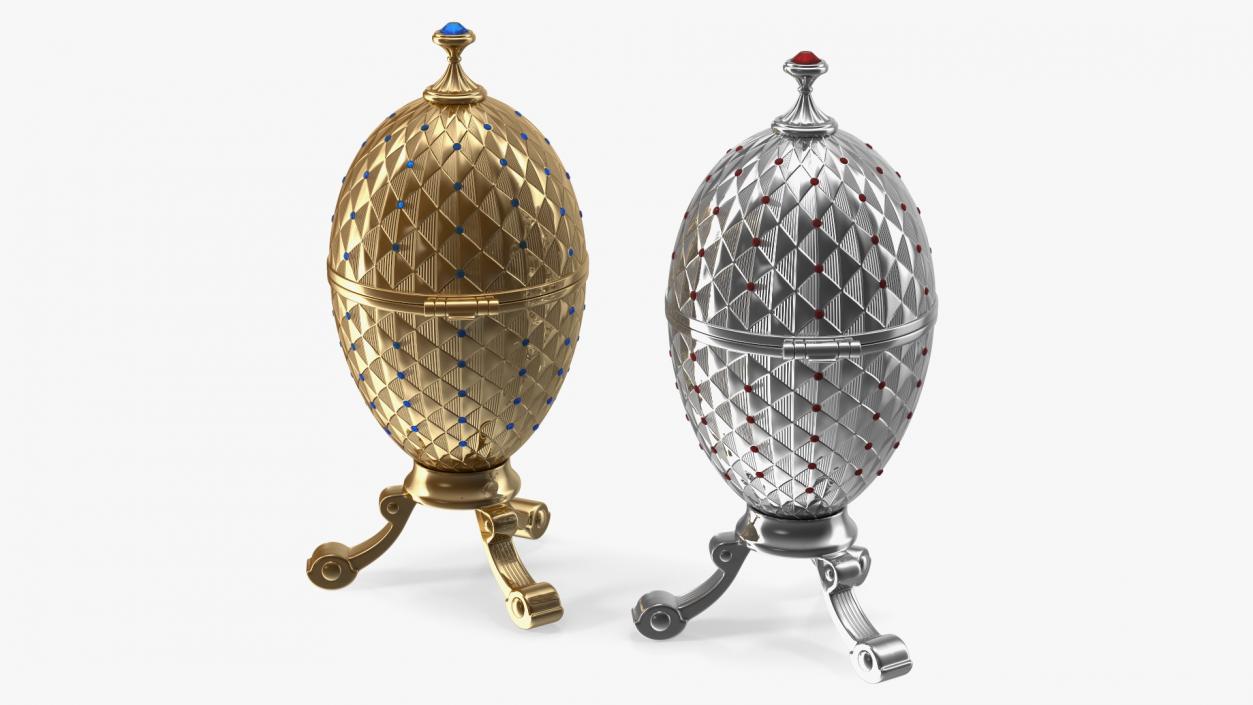 3D Faberge Eggs Set