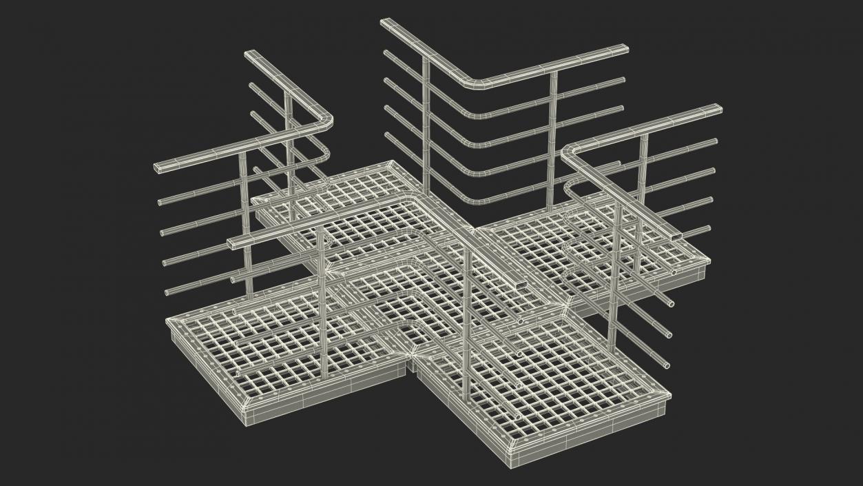 3D Mezzanine Catwalk Crossroads model